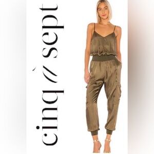Cinq à Sept Twill Amia Jumpsuit S $395